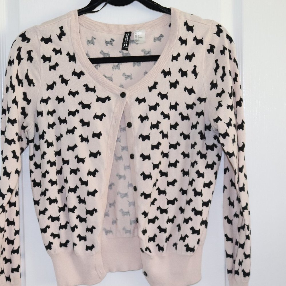 Cardigan with Dogs